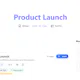 Product Launch