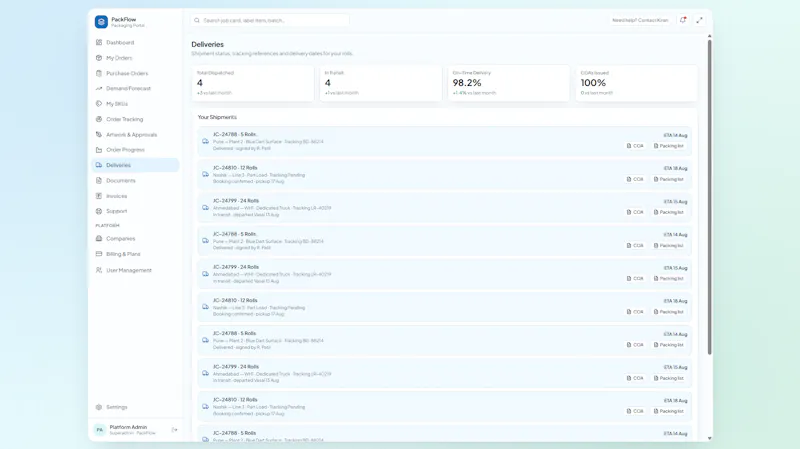 PackFlow screenshot 3