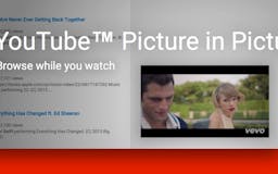 YouTube Picture in Picture media 2
