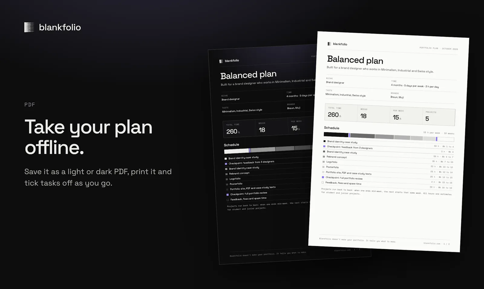 Blankfolio screenshot 5