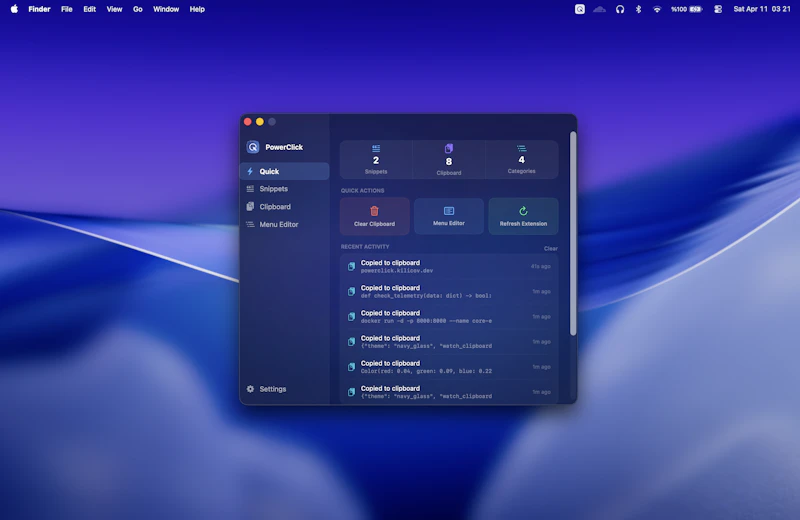 PowerClick screenshot 5