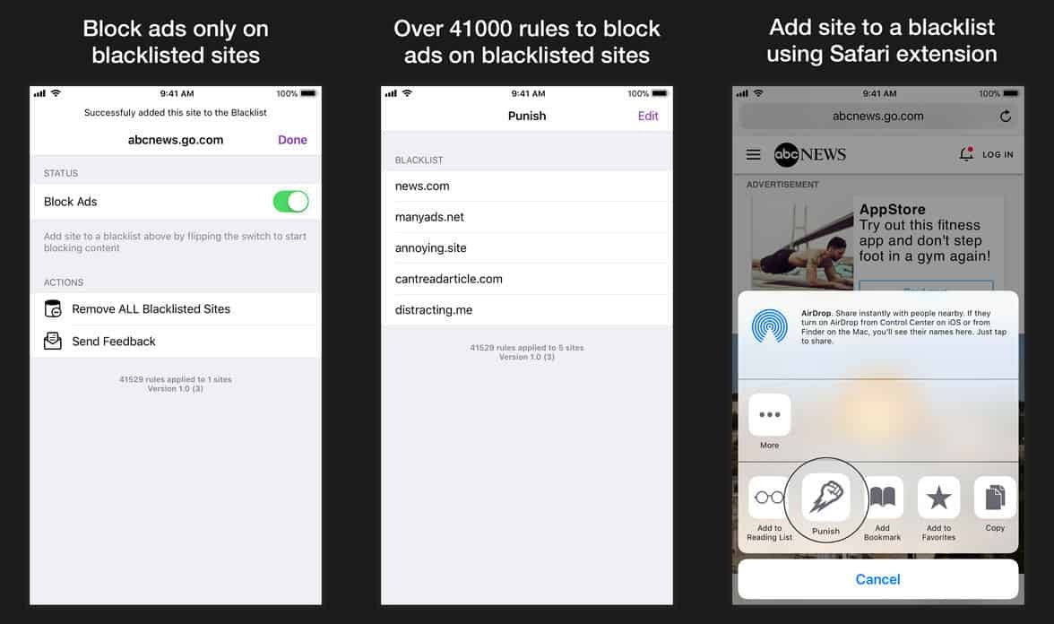 Punish Website ad blocker gallery image