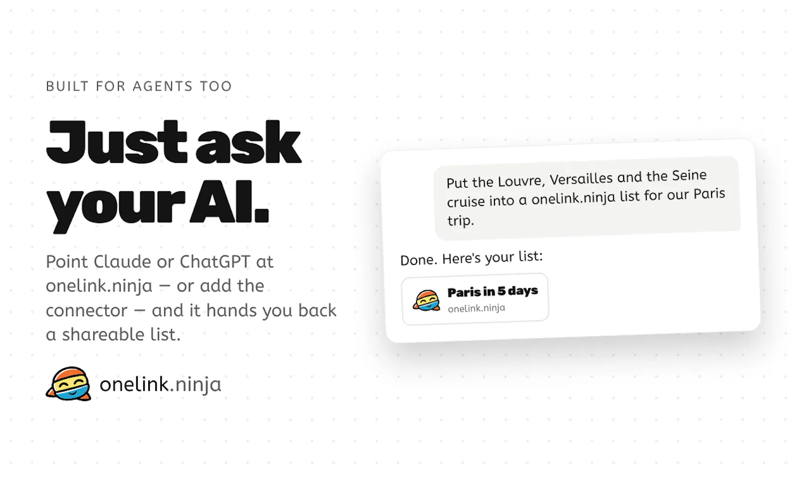 Onelink.ninja - Shareable link lists screenshot 5