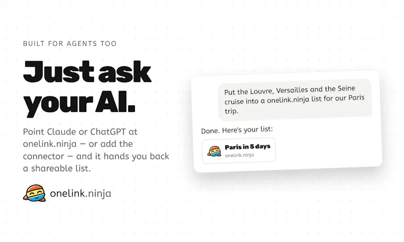 Onelink.ninja - Shareable link lists screenshot 5