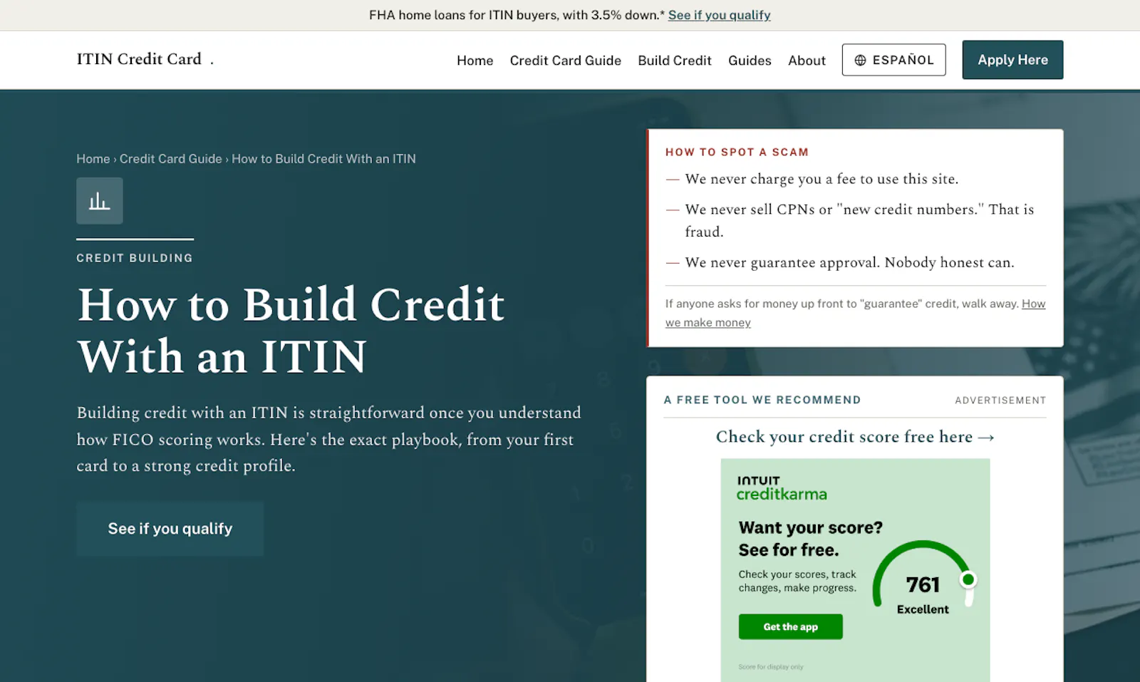 ITIN Credit Card screenshot 4