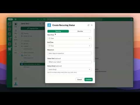 Status Scheduler for Slack 3.0 gallery image
