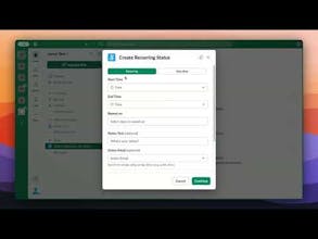 Status Scheduler for Slack 3.0 gallery image