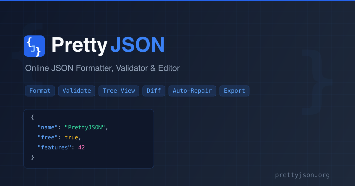 Pretty JSON — Free JSON Formatter gallery image