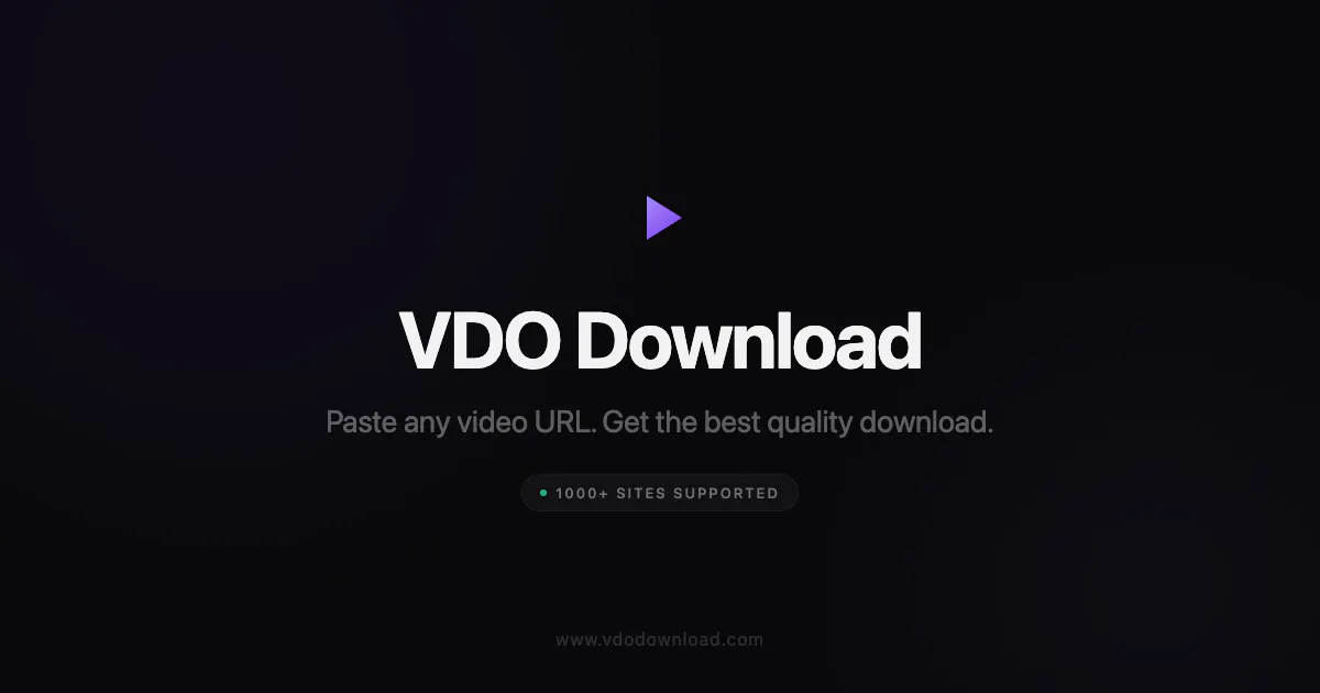 VDO Download 제품 배너