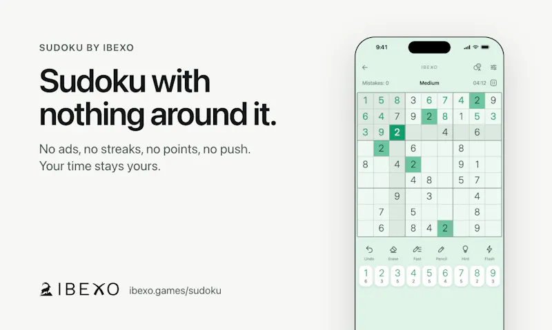 Sudoku by Ibexo screenshot 2