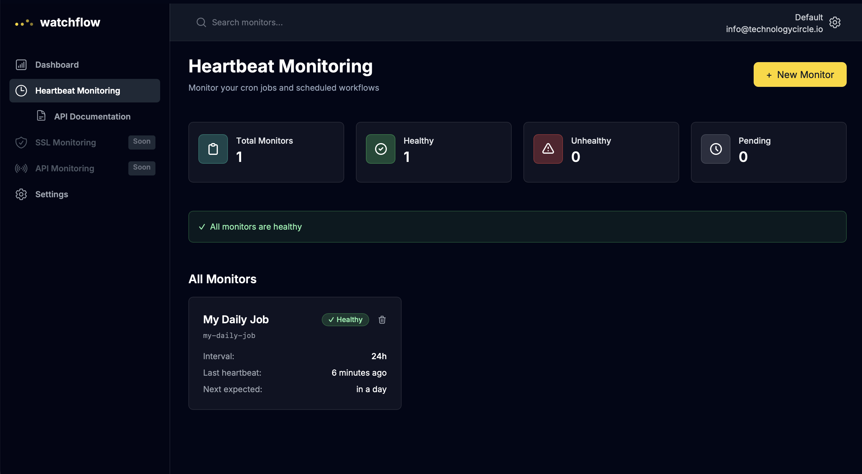 watchflow - Screenshot 3 showing product features and functionality