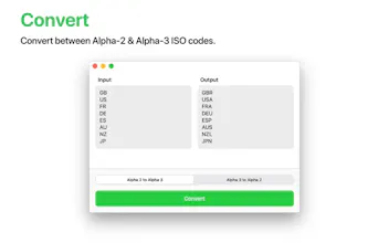 Alpha - ISO Code Converter gallery image