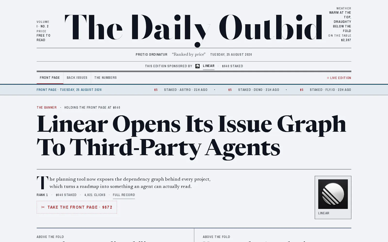 The Daily Outbid screenshot 1