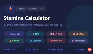 Stamina Calculator gallery image
