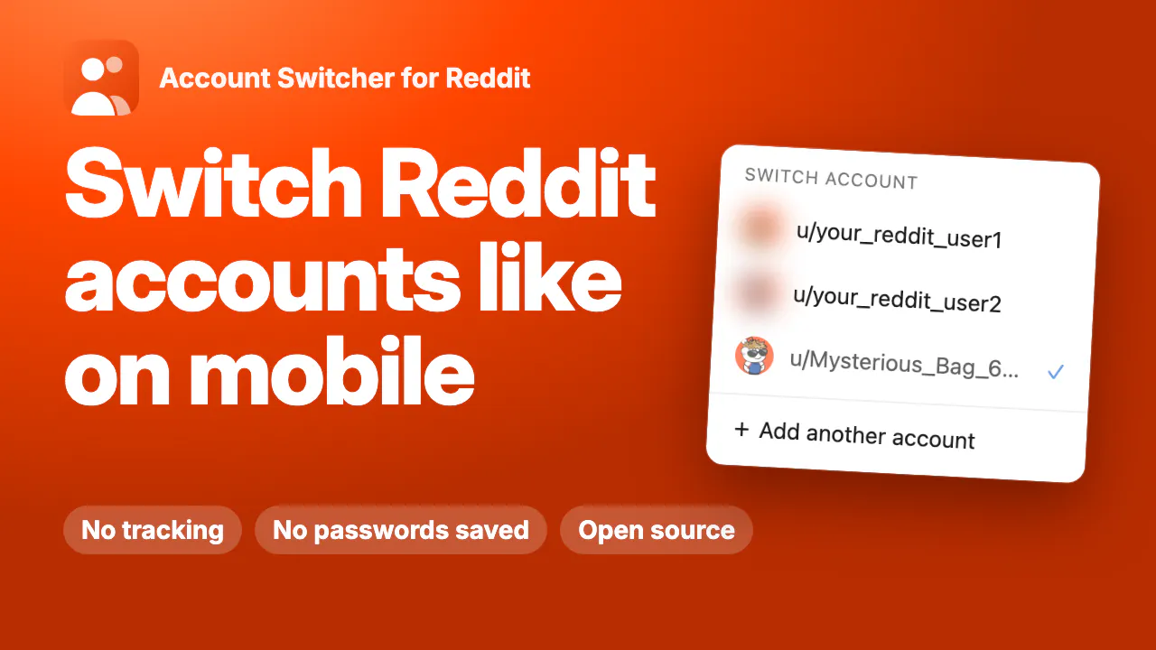 Reddit account switcher gallery image