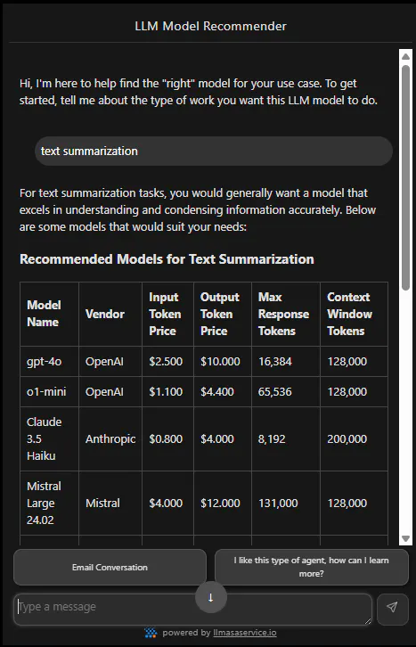 LLM Model Explorer & Recommender gallery image