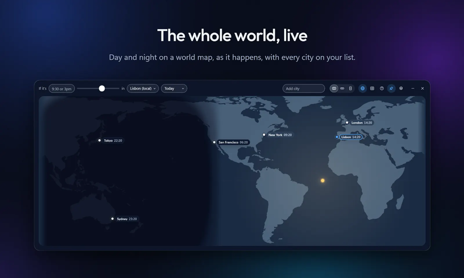 Open World Clock screenshot 4