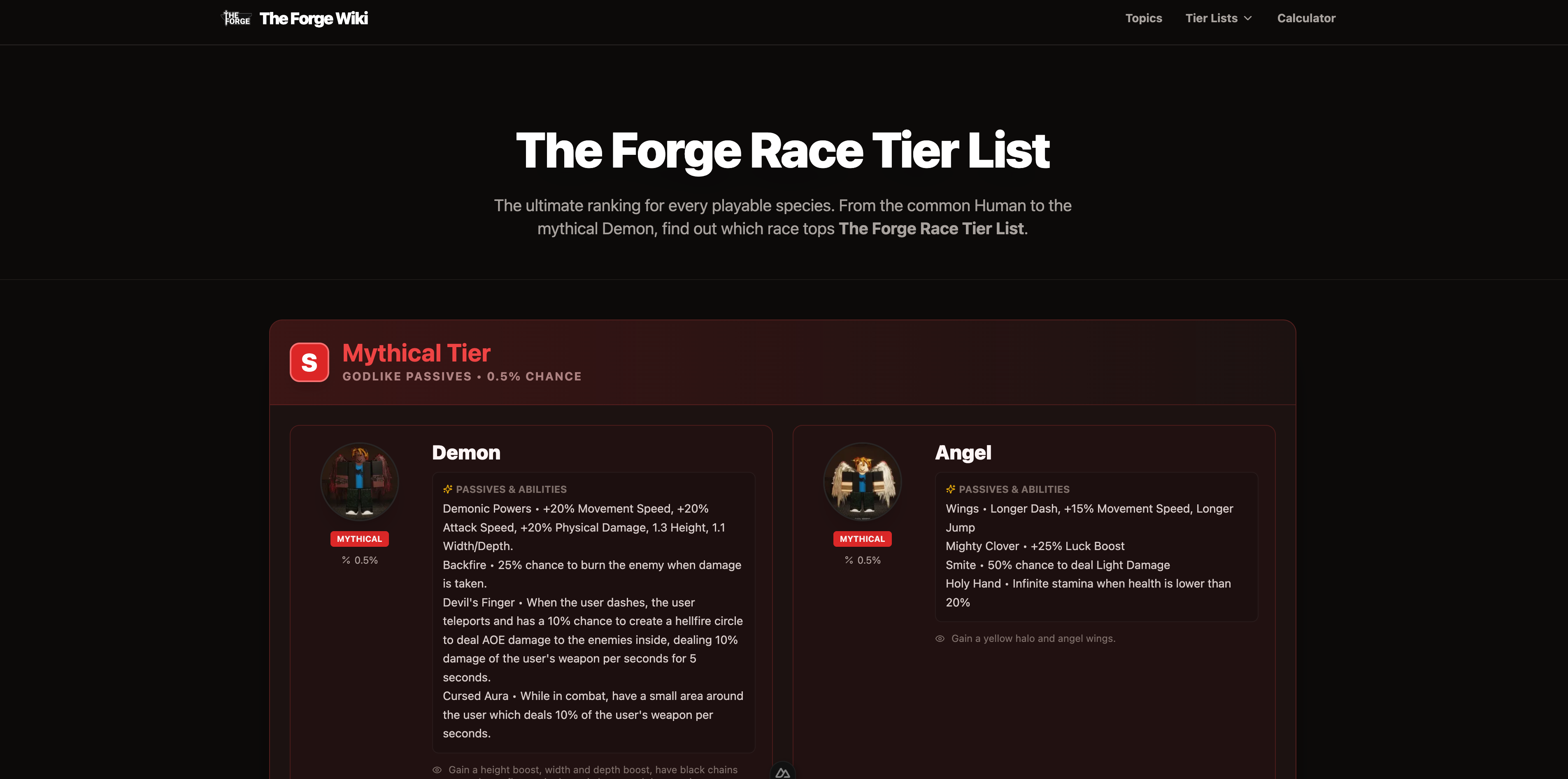 The Forge Wiki - Screenshot 3 showing product features and functionality