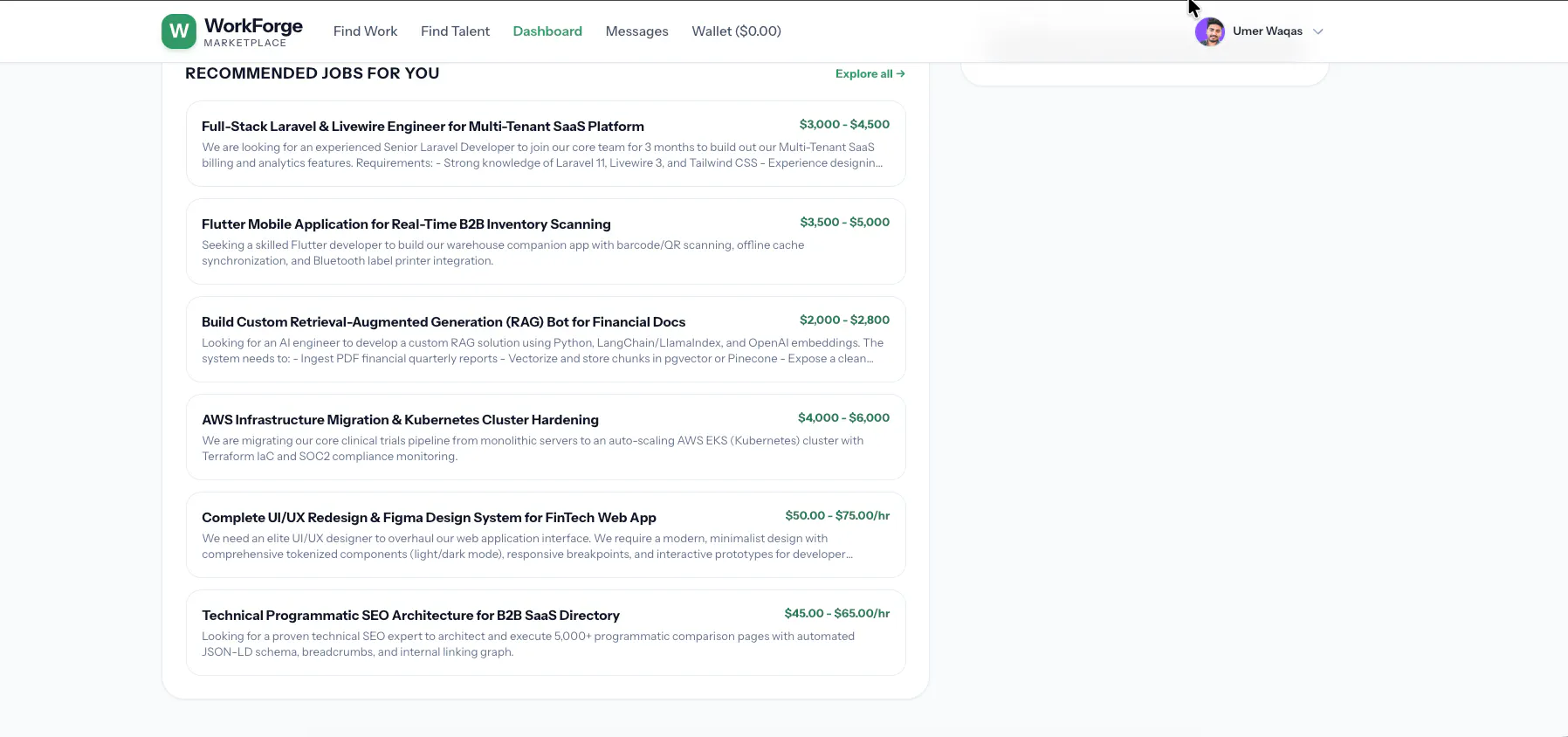 WorkForge — Upwork Clone Source Code gallery image