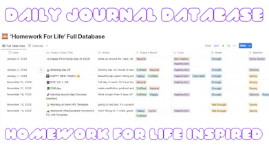 Daily Journal W/Ai | Homework For Life gallery image