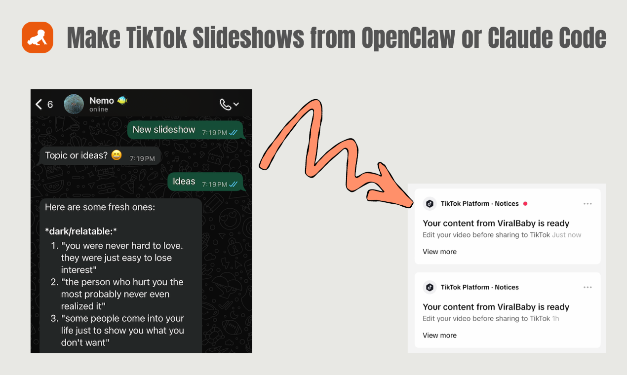 ViralBaby - Main product screenshot demonstrating key features and user interface