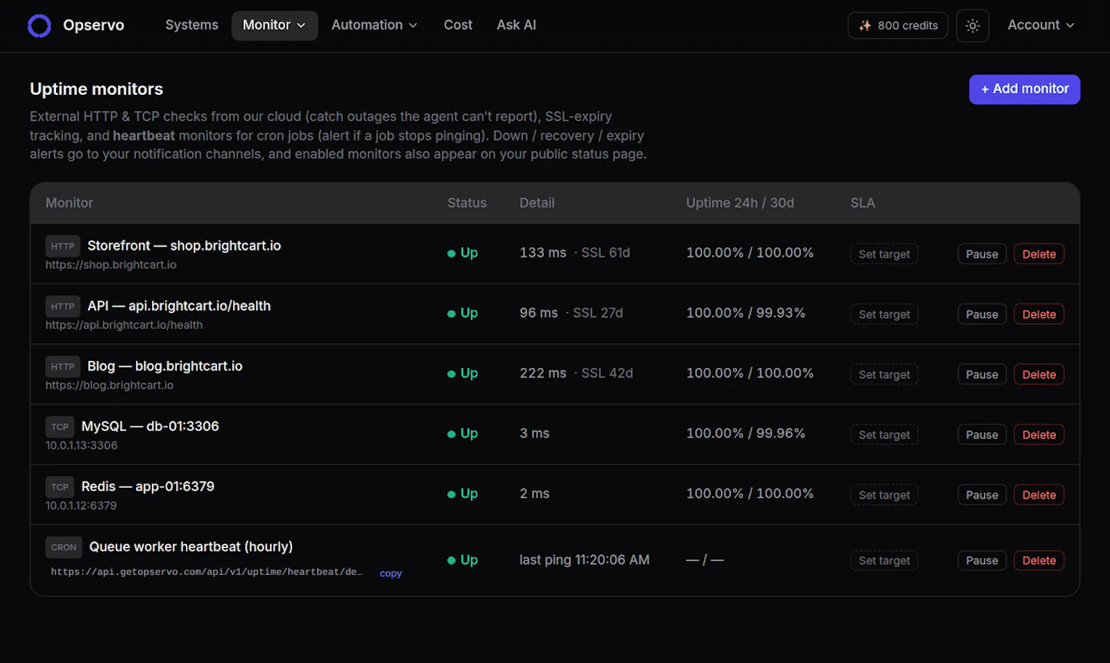 Opservo screenshot 6