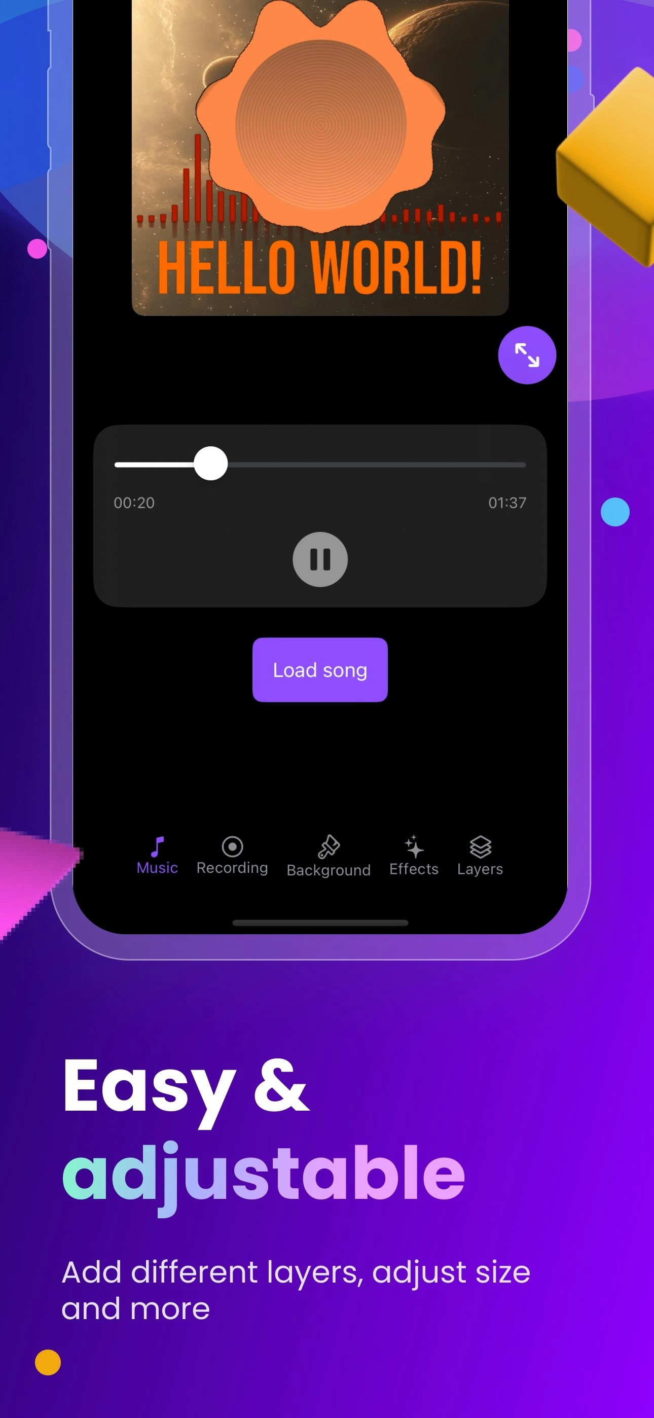 Spectrum Music Visualizer Video Clips gallery image