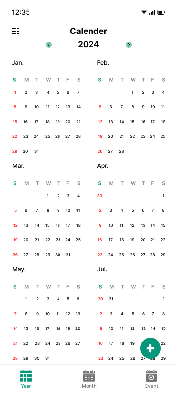 Holiday Calendar gallery image