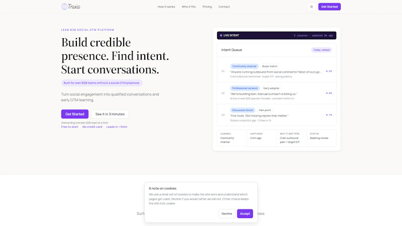 Traxio screenshot 1