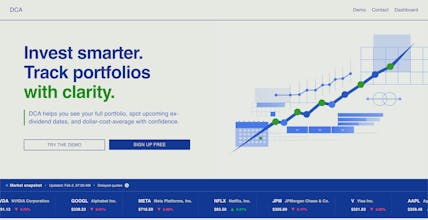 DCA — Portfolio & Dividend Tracker gallery image