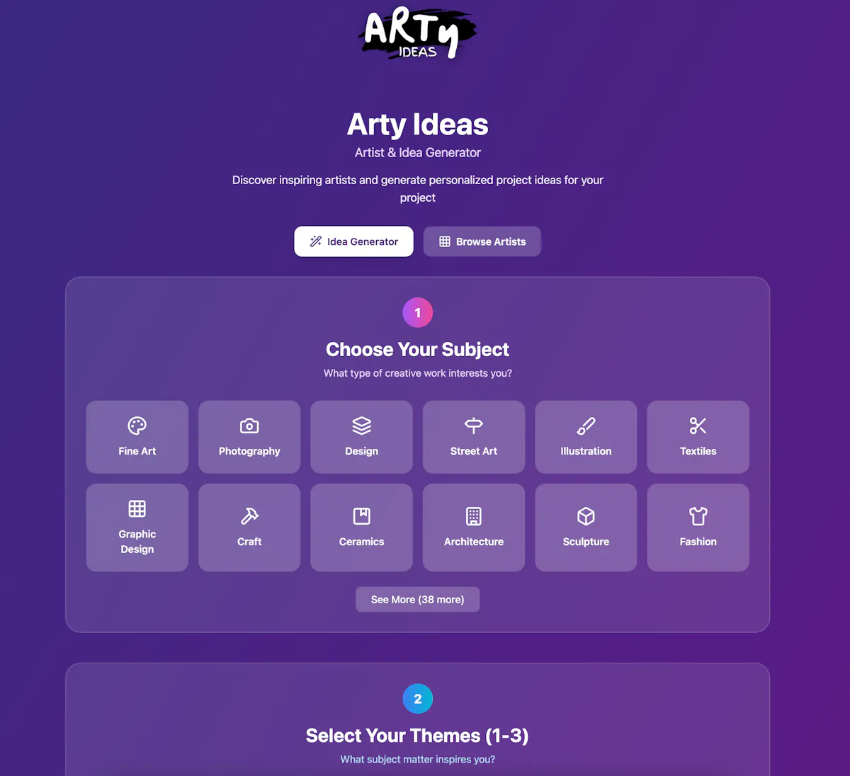 Arty Ideas