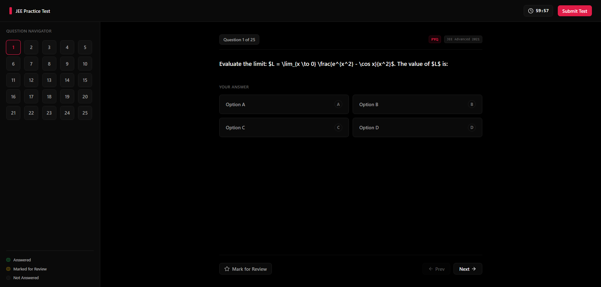 JEEA2Z - Structured JEE Problem Tracker gallery image