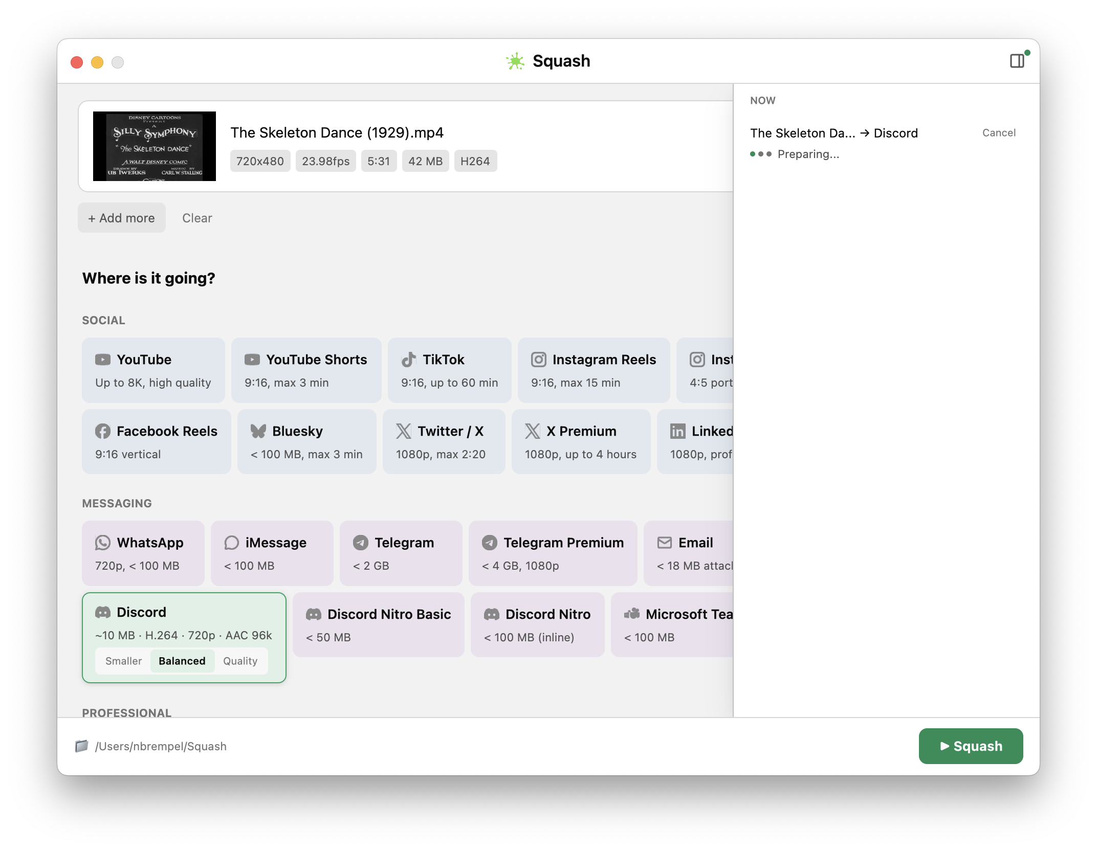 Squash Video gallery image
