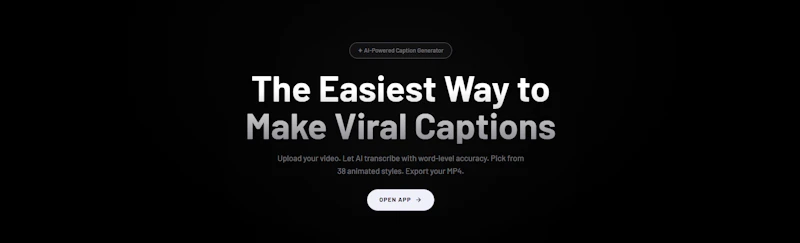 VidGenn · Captions screenshot 1
