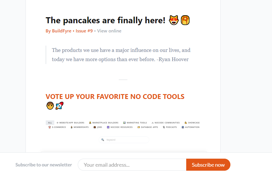 BuildFyre - The NoCode movement, curated gallery image