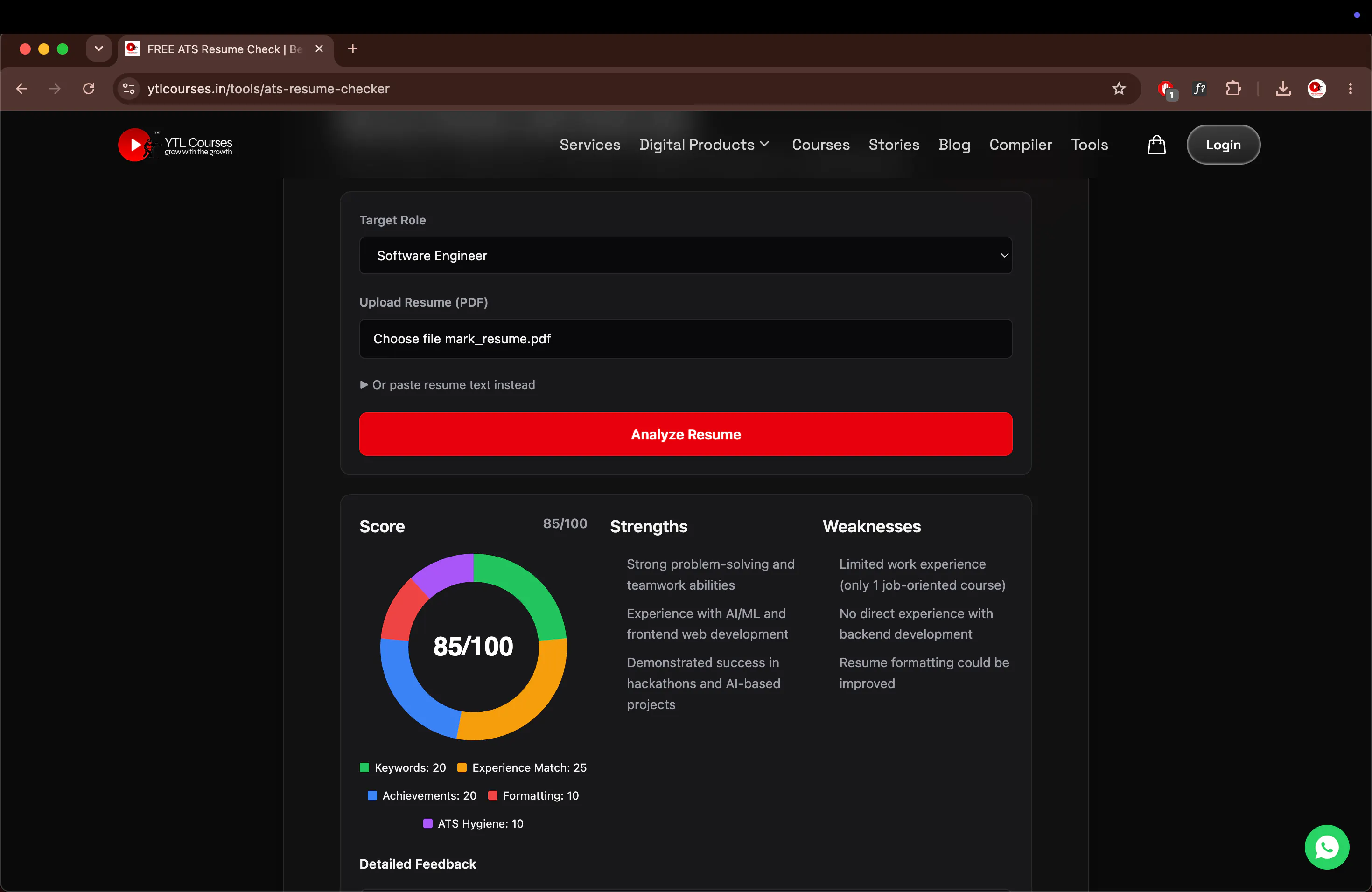 ATS Resume Score Checker gallery image