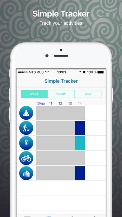 Simple-Tracker iOS application gallery image