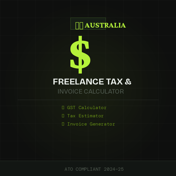 Aus Freelancer Tax & Invoice Calculator