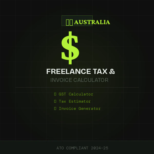 Aus Freelancer Tax & Invoice Calculator