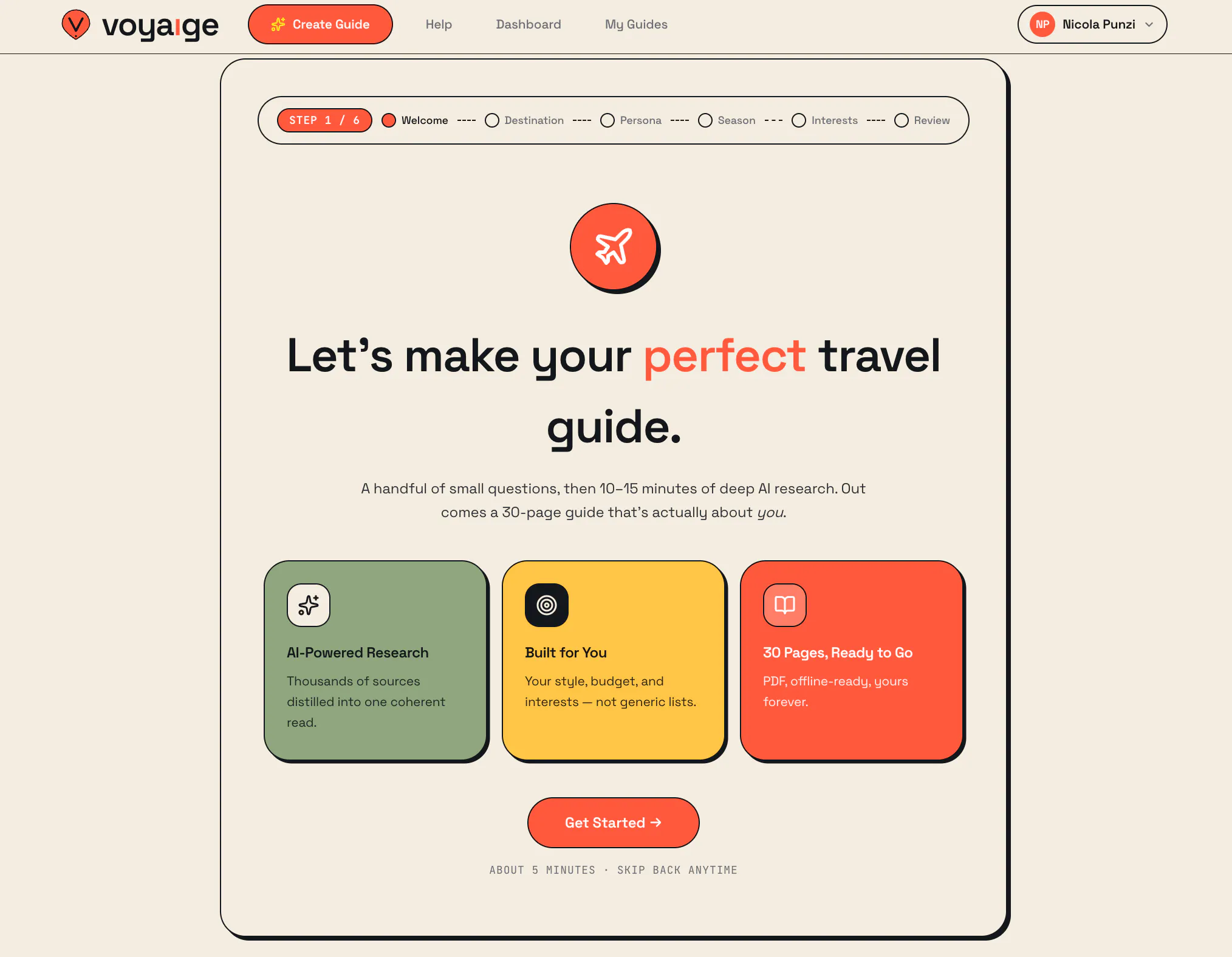 Voyaige - AI-powered city travel guides gallery image