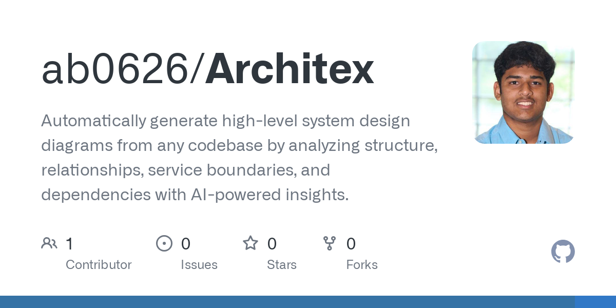 Architex - AI驱动的系统设计图来自您的代码库媒体1