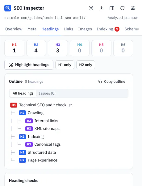 SEO Inspector gallery image