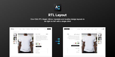 RTL Layout - Figma Plugin gallery image