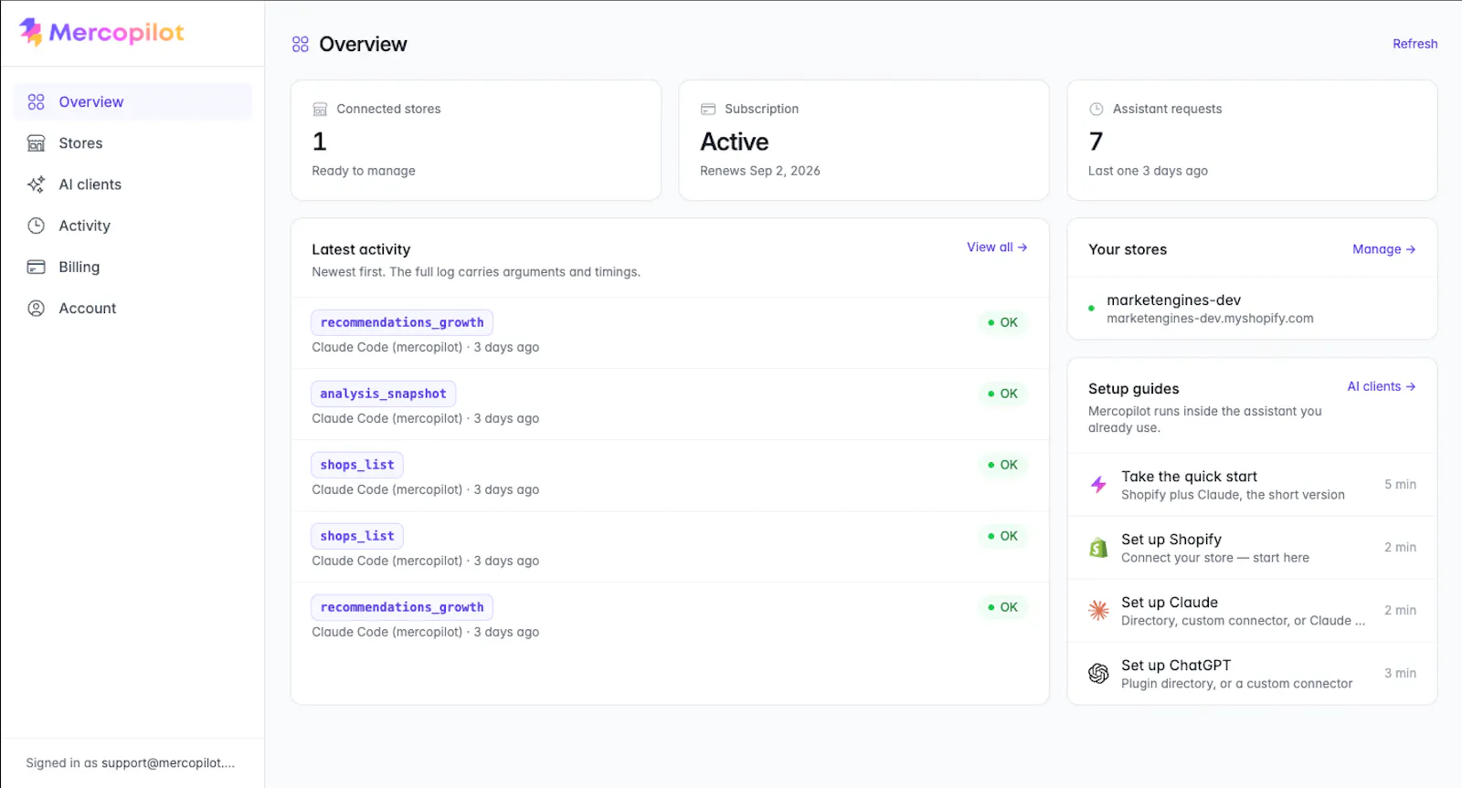 Mercopilot screenshot 3