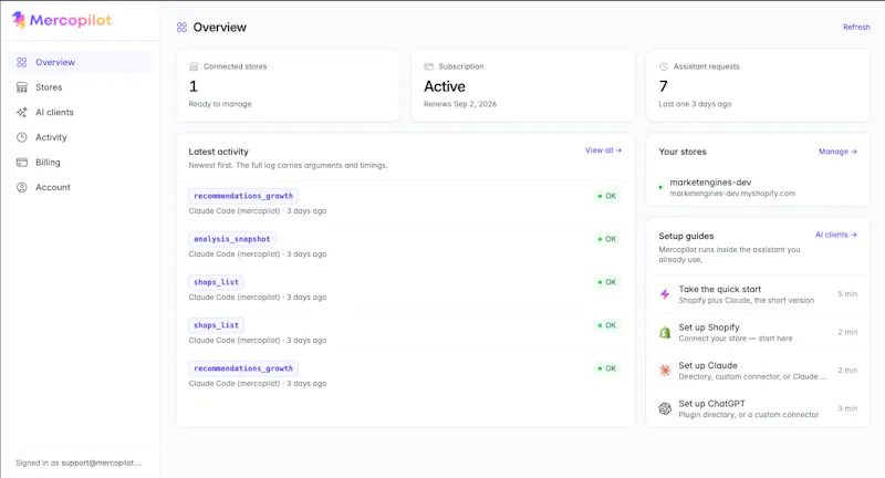 Mercopilot screenshot 3