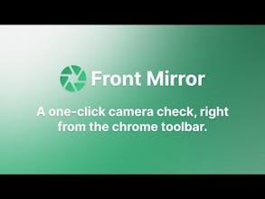 Front Mirror - One click camera check gallery image