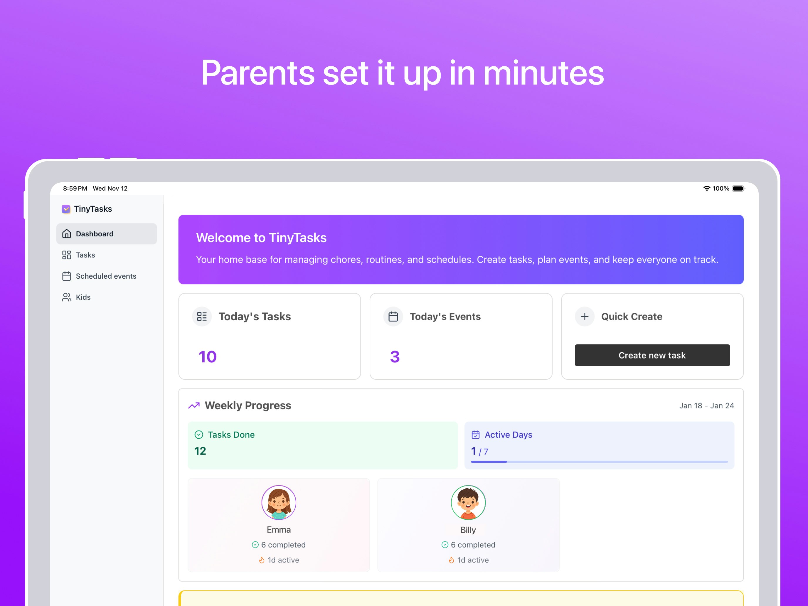 TinyTasks gallery image