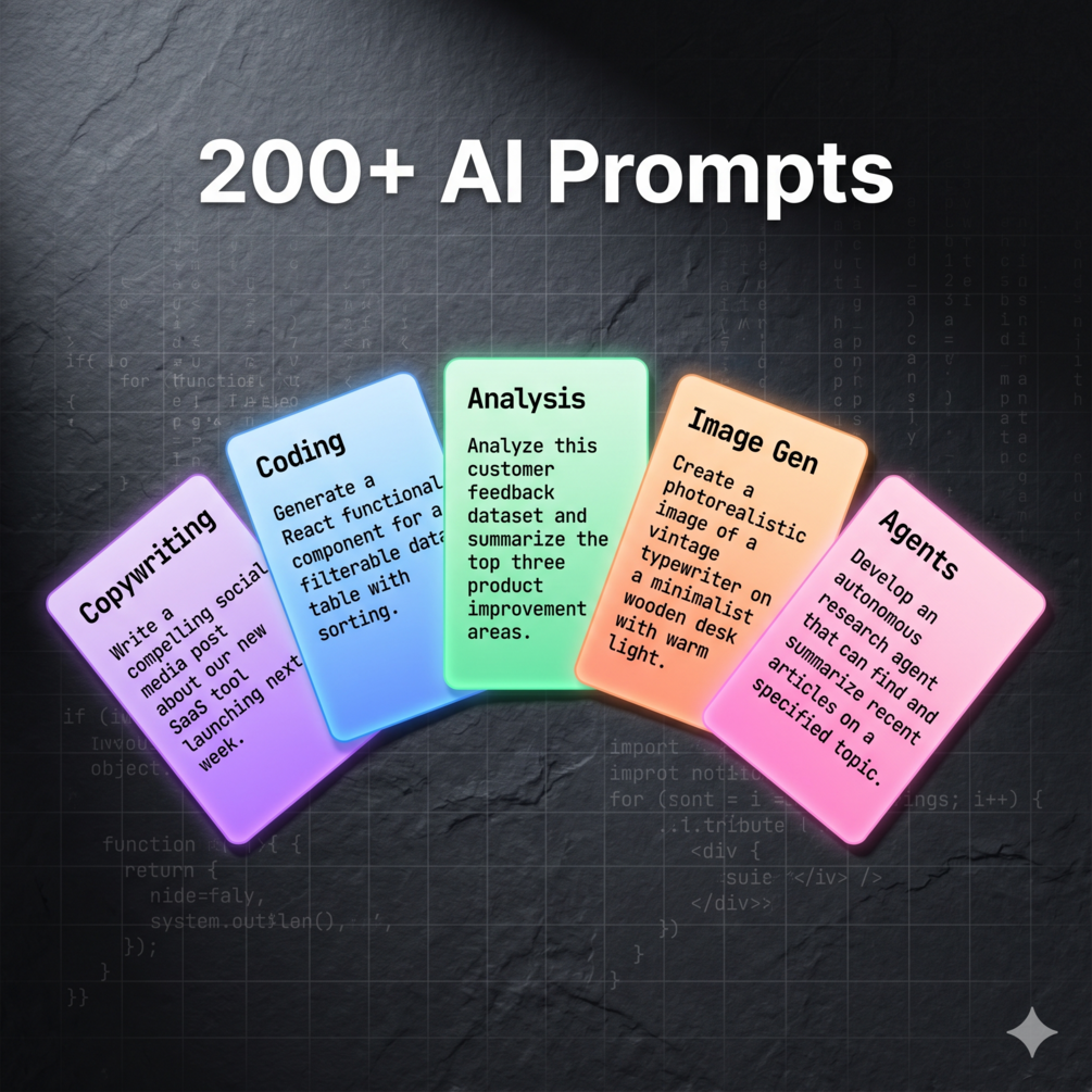 200+ AI Prompt Library