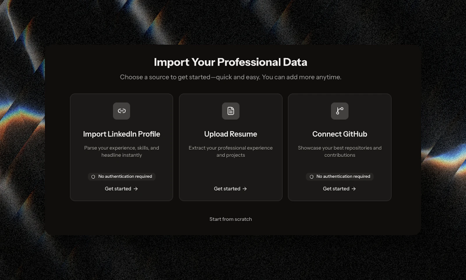 PortfolioOS screenshot 4