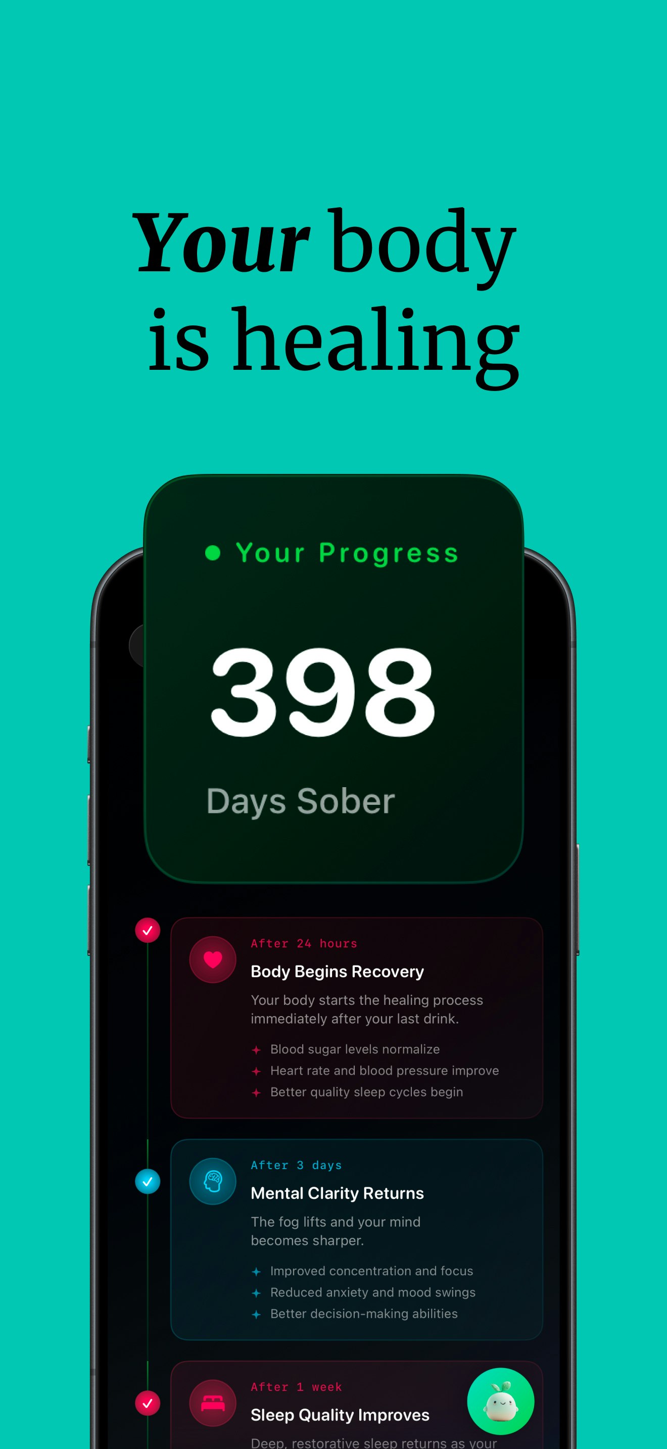 GoSober Launch - Screenshot 4 showing product features and functionality